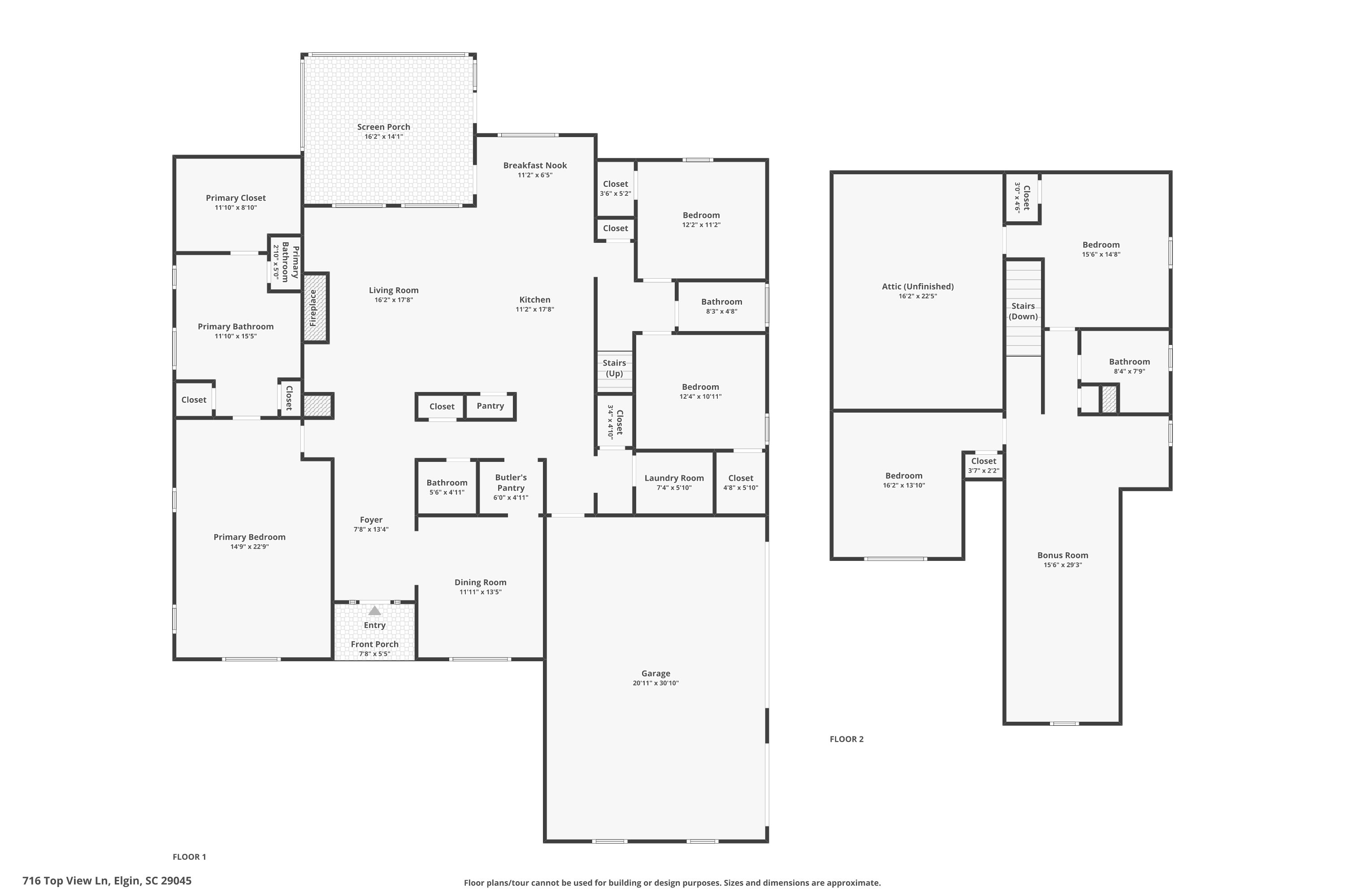 Floor plan 2 for 716 Top View Lane, Elgin